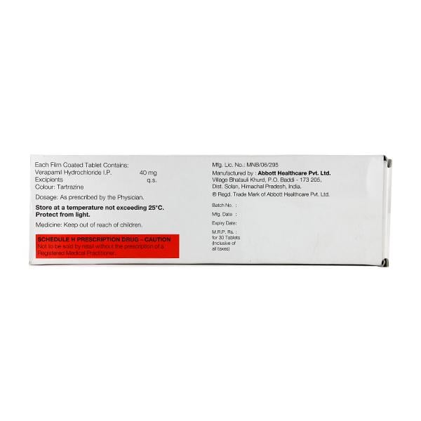 CALAPTIN 40mg Tablet 30's - Hypertension-Ang