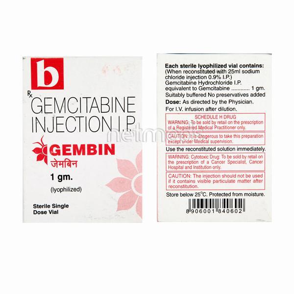 Gembin 1gm Injection 1's - Cancer Oncology-Cyt