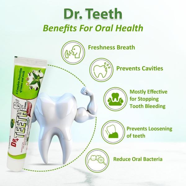 Swadeshi Dr.Teeth Cream Herbal Toothpaste 100 gm - Toothpaste