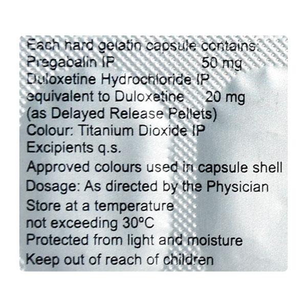 PEG D 50/20 Capsule 10's - Neuropathic Pain-Dru