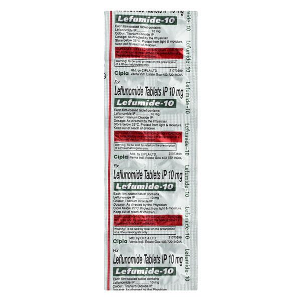 Lefumide 10mg Tablet 10'S - Arthritis-Dis