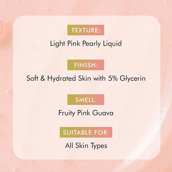 MCaffeine 1% Glycolic Acid Detan Body Wash, 5% Niacinamide-Kojic Acid Reduces Dark Spots & Brightens 300 ml - Shower Gels & Body Wash