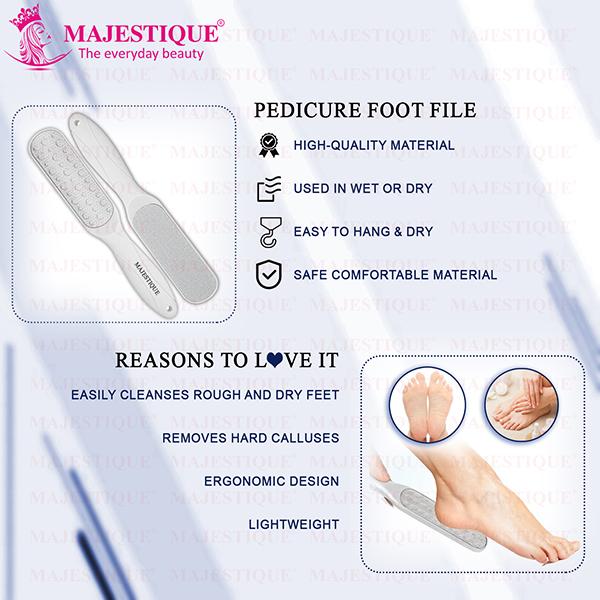 Majestique Foot Callus Remover, Deluxe Pedicure Spa Treatment - Multicolor 1's - Manicure & Pedicure Kits