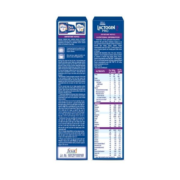 Nestle Lactogen Pro 2 (From 6 to 12 months) Refill Pack 400 g - Baby And Infant Supplements