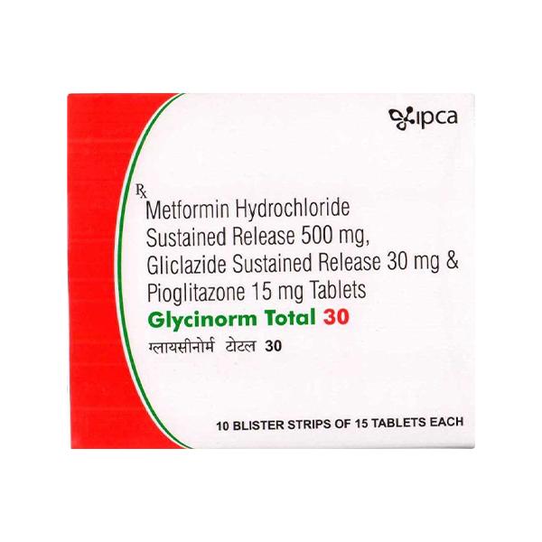 GLYCINORM TOTAL 30 Tablet 15's - Diabetes-Ant