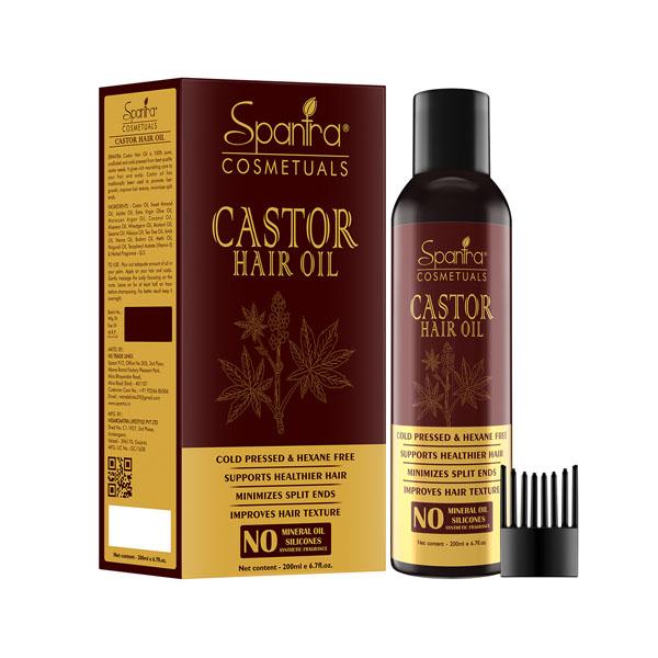 Spantra Castor Hair Oil 200 ml - Hair Oils