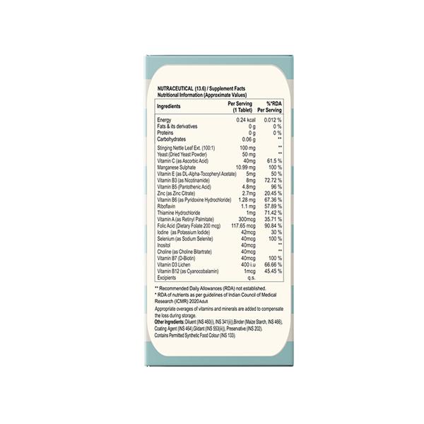 Aesthetic Nutrition Hair, Skin and Nail Tablets - The Ultimate Beauty Booster 30 Tablets 1's - Multi-Vitamins