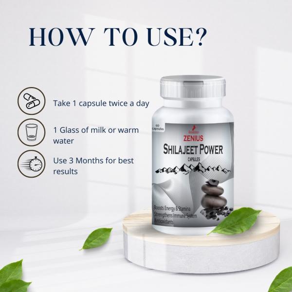 Zenius Shilajeet Power Capsule 60's - Other Supplements