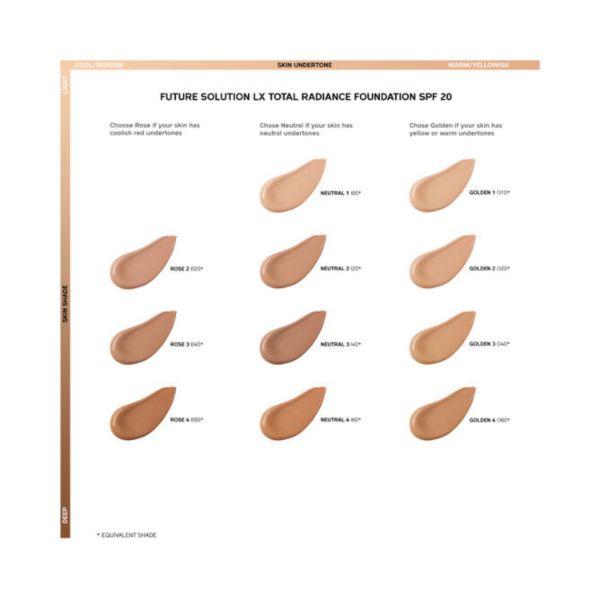 Shiseido Future Solution Lx Total Radiance Foundation G3 Golden 30 ml - Foundation