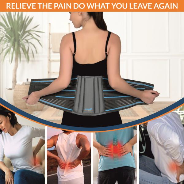 AccuSure Lumbo Support Belt (L) 1's - Knee/Leg Supports