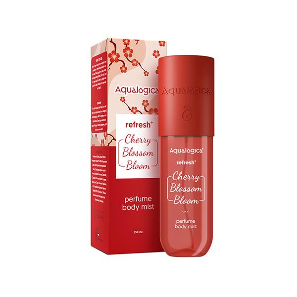 Aqualogica Refresh+ Perfume Body Mist - Cherry Blossom Bloom 150 ml - Body Mist/Spray