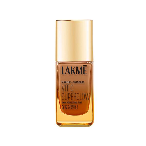 Lakme Makeup+Skincare Vitc Superglow Skin Perfecting Tint Cool Walnut C380 25 ml - Foundation