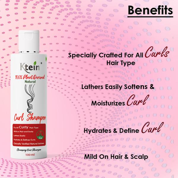 Ktein Natural Plant Derived Curl Shampoo 100 ml - Shampoos