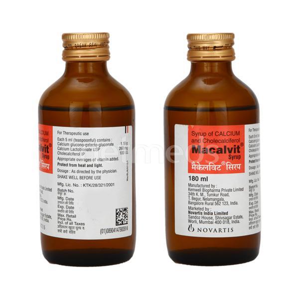 Macalvit Syrup 180ml - Supplements-Cal