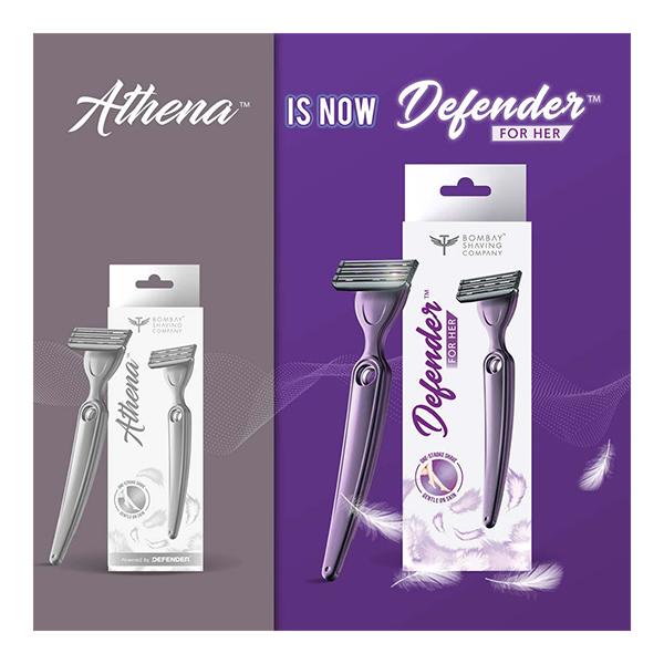 Bombay Shaving Company Defender For Her Razor + Post Shave Balm 45 gm - Shaving & Hair Removal