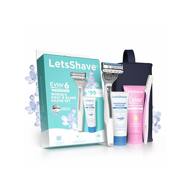 Netmeds | Letsshave Evior 6 Portable Face And Body Care Kit 1's
