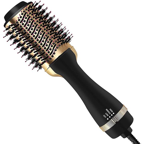 Netmeds | Bronson Professional Blow Hair Dryer Brush Hot Air One Step Dryer Styler & Straightener 1's