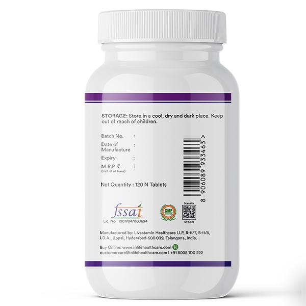 INLIFE Magnesium Glycinate Forte 2000 mg Tablet 120's - Calcium And Minerals