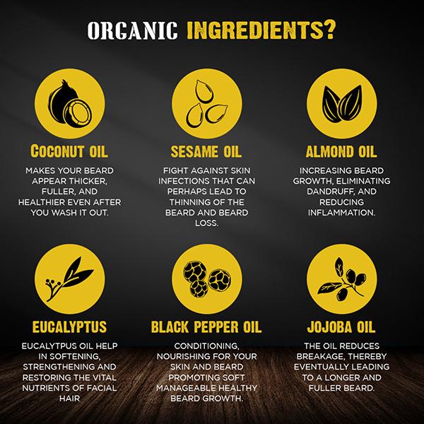 Mancode Beard Oil -Eucalyptus & Black Pepper 60 ml - Beard Oil