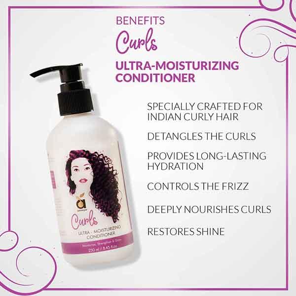 Anveya Curls Ultra - Moisturizing Conditioner 250 ml - Conditioners