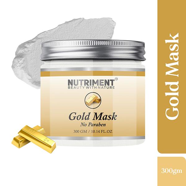 Nutriment Gold Mask All Skin Type 300 gm - Masks & Peels