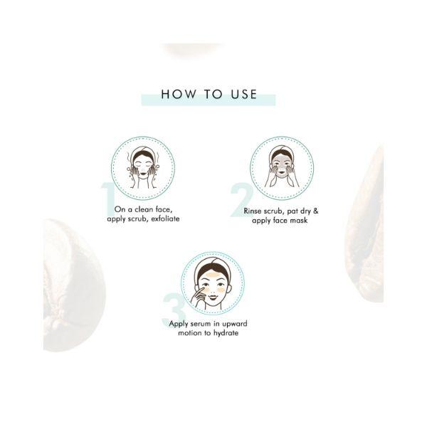 mCaffeine Coffee De Tan Face Polishing Kit 240 gm - Face Gels