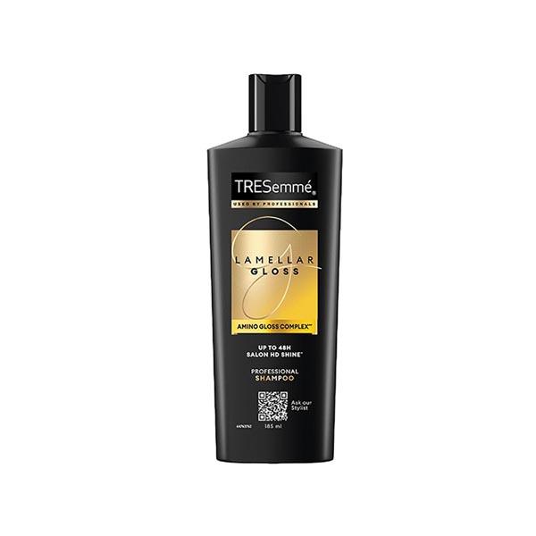 Netmeds | Tresemme Lamellar Gloss Shampoo, with Amino Gloss Complex, for Ultra Shiny, Glossy hair 185 ml
