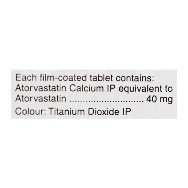 Atorlip 40mg Tablet 10'S - High Cholesterol-Dys