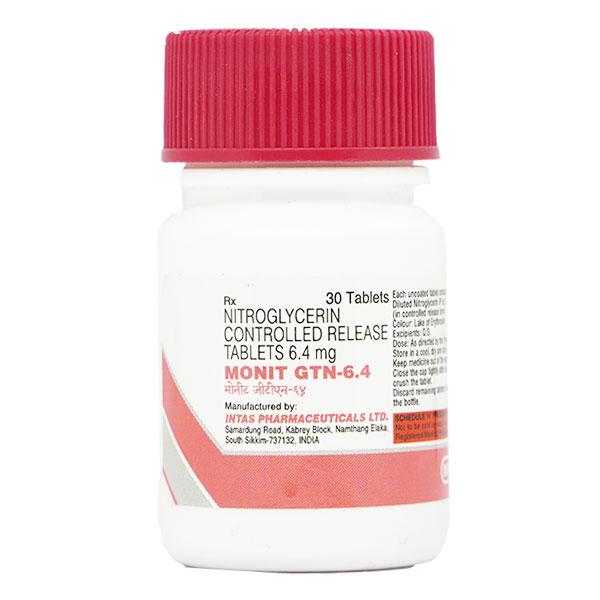 Monit Gtn 6.4mg Tablet 30'S - Angina
