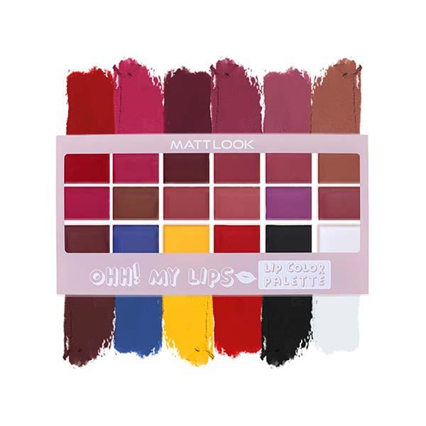 Netmeds | Matt Look Ohh! My Lips Lip Color Palette, Long Lasting - Ohh! My Lips 18 gm