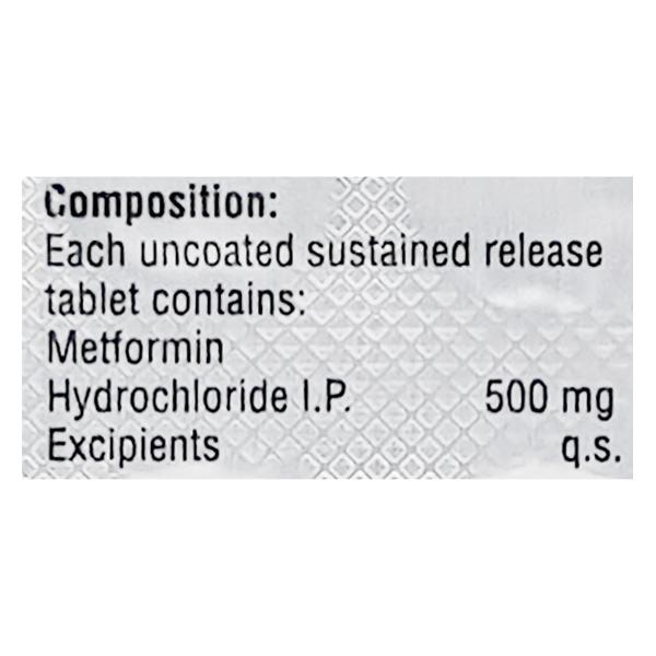 Xmet SR 500mg Tablet 15'S - Diabetes-Ant