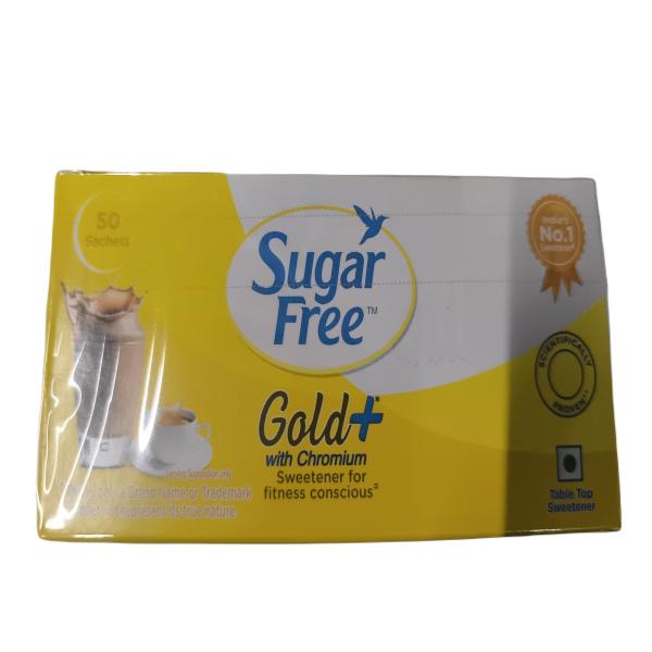 Netmeds | Sugar Free Gold + with Chromium Sachet 50's