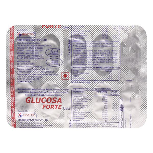 GLUCOSA FORTE Tablet 10's - Supplements-Vam