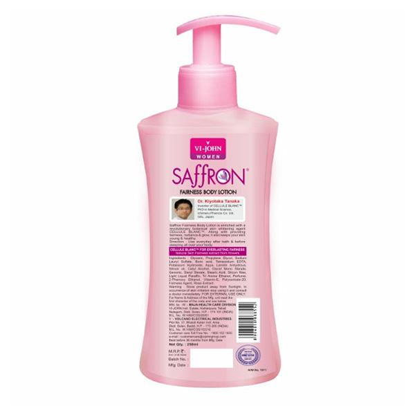 Vi-John Saffron Fairness Body Lotion Combo - Pack of 6 x 250 ml - Lotions & Creams
