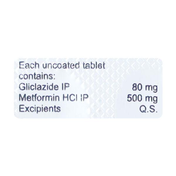 CUZIDE M 80 Tablet 10's - Diabetes-Ant