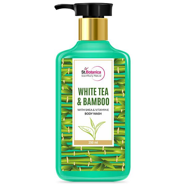 St.Botanica Body Wash - White Tea & Bamboo 250 ml - Shower Gels & Body Wash