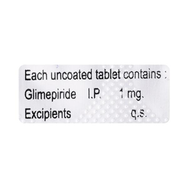 Gride 1mg Tablet 10'S - Diabetes-Ant