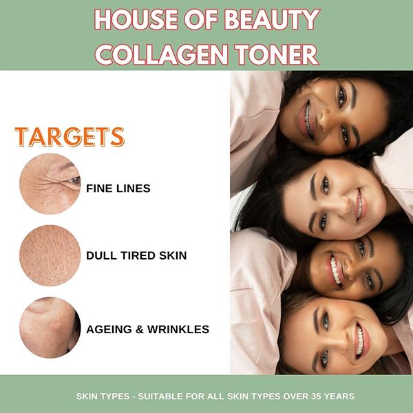 House of Beauty Mature Skin Collagen Toner 100 ml - Toners