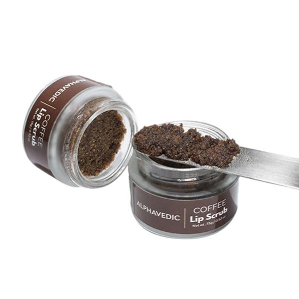 Alphavedic Coffee Lip Scrub 15 gm - Lip Scrubs