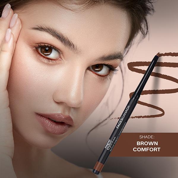 Faces Canada Magneteyes Color Kajal 12hr WaterProof Almond Oil Brown Comfort 03 0.30gm - Eyeliners