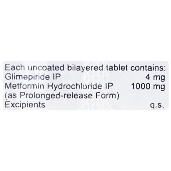 Switglim M 4mg/1000mg Tablet 10'S - Diabetes-Ant