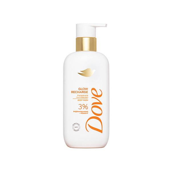 Dove 3% Brightening Serum + Vitamin C Glow Recharge Serum Body Wash, 300 ml - Shower Gels & Body Wash