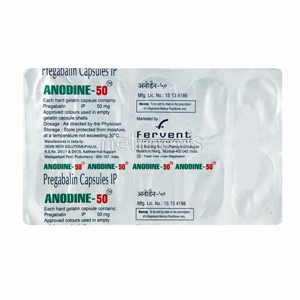 Netmeds | Anodine 50mg Capsule 10'S