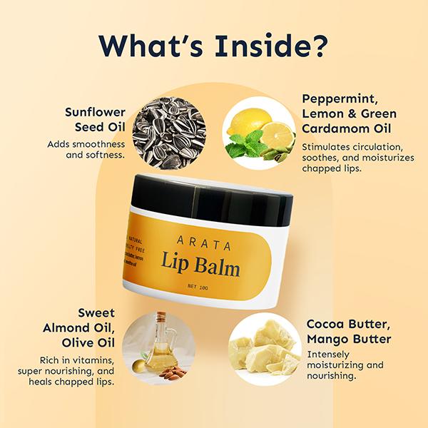 Arata Lip Balm 20gm - Lip Balms