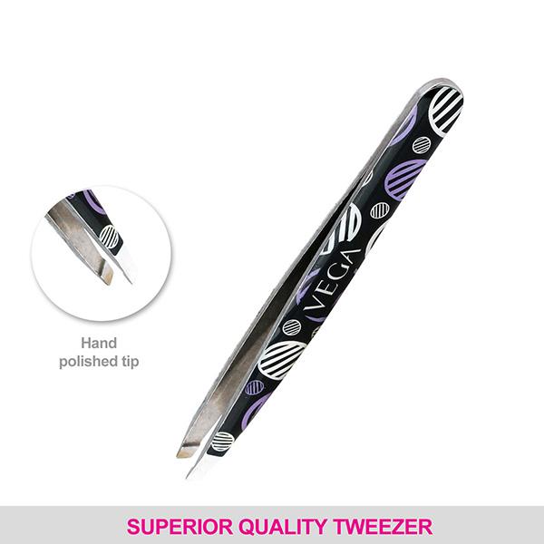 Vega D'zyner Tweezer - Slant Tip (TW - 08) 19 gm - Tweezers