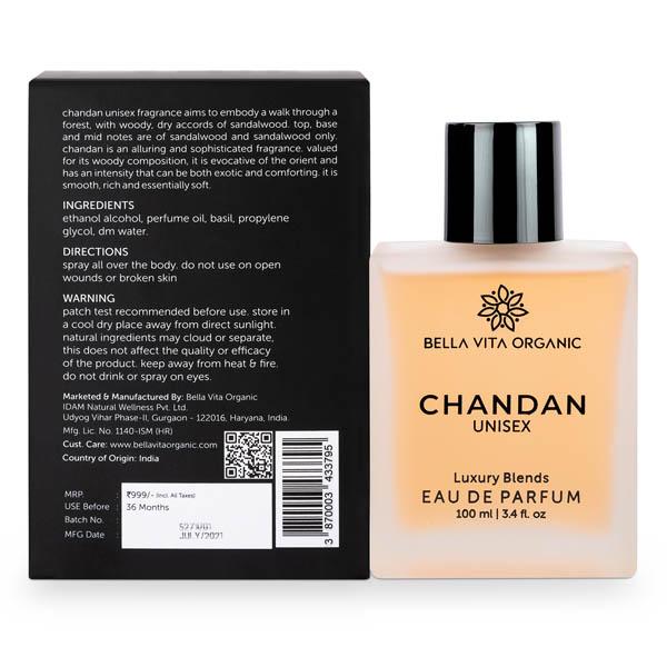 Bella Vita Organic Chandan Unisex Perfume 100 ml - Perfumes (Edt/Edp)