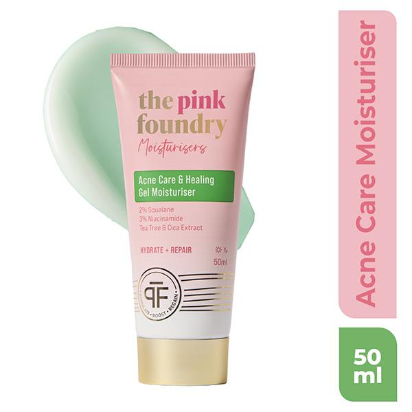 The Pink Foundry Acne Care & Healing Gel Moisturiser 50 ml - Face Moisturizers