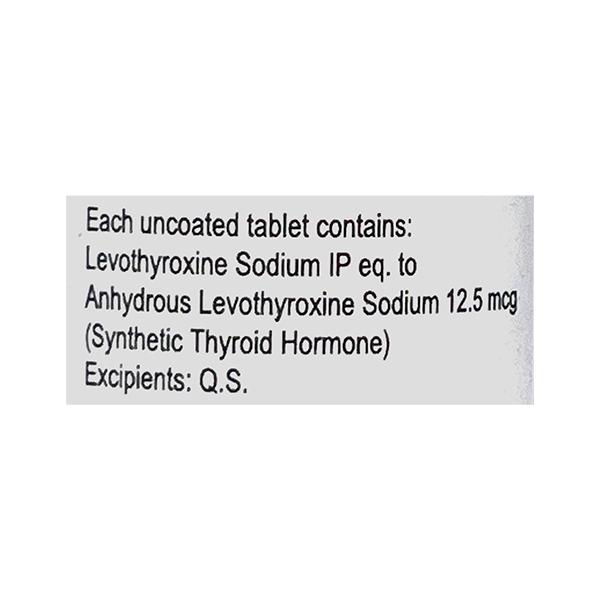 Lethyrox 12.5Mcg Tablet 50'S - Hypothyroidism