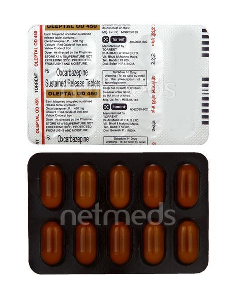 Oleptal OD 450mg Tablet 10'S - Epilepsy/Convulsion-Ant