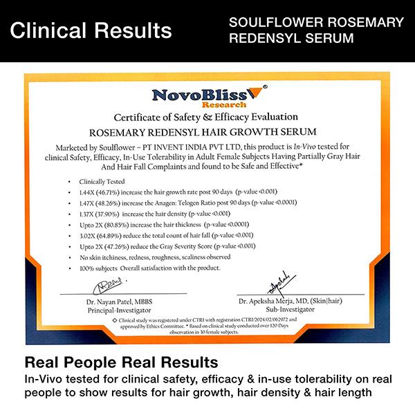 Soulflower Rosemary Redensyl Hair Growth Serum 30 ml - Hair Serums